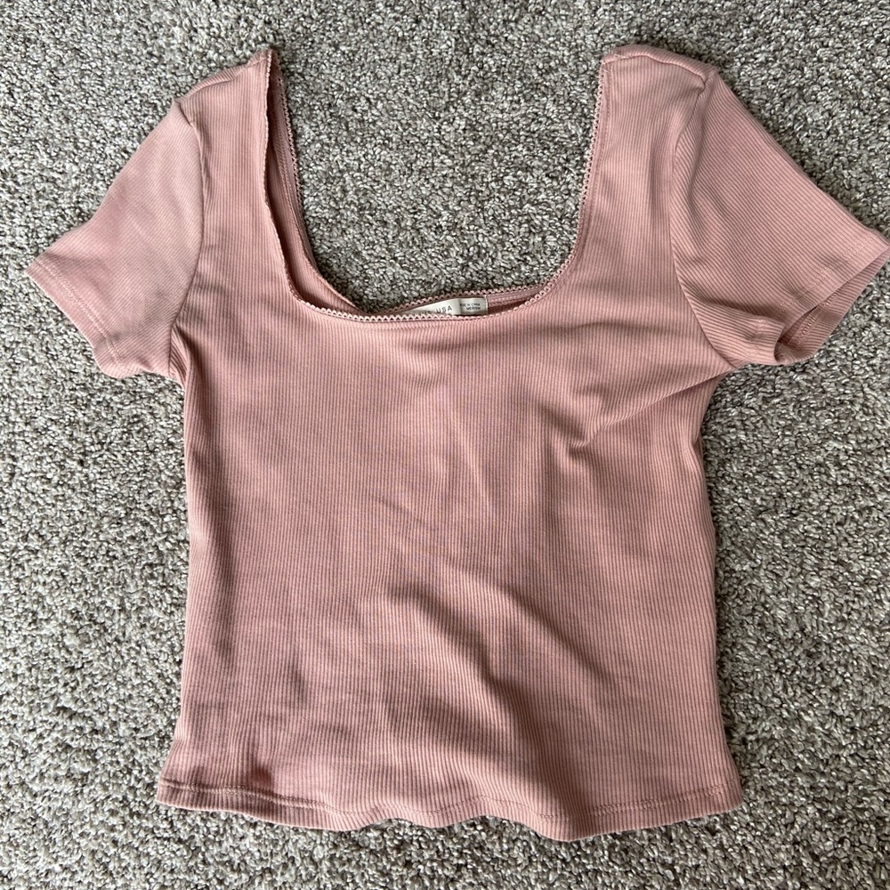 Square Neck Crop Top